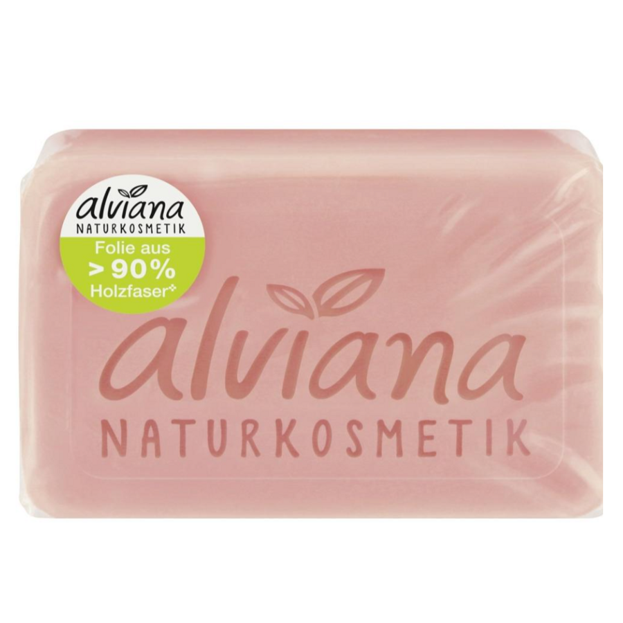 alviana Naturkosmetik Mydło roślinne w kostce z ekstraktem owocu granatu